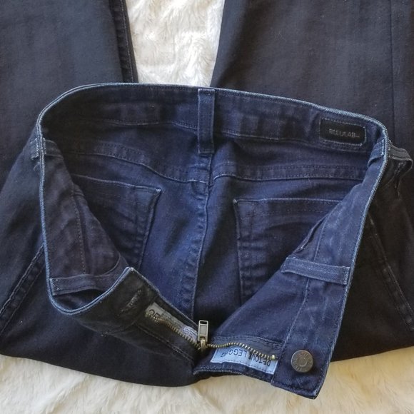 ✨HP✨ BLEULAB Detour Reversible Denim Leggings Size 25 Made In USA - Picture 11 of 16